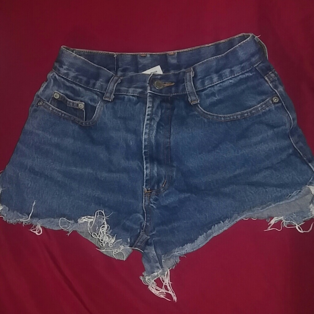 Denim shorts